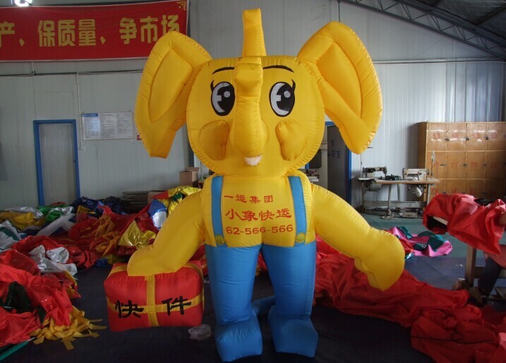 黄岩大象充气卡通气模